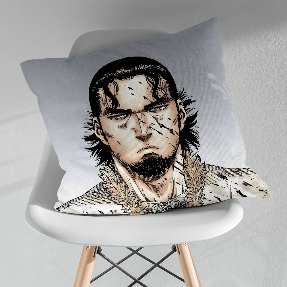 TThorfinn Vinland saga Comics Throw Pillow Case Living Room Sofa Cushion Cover For Home Bedroom Decoration Protector