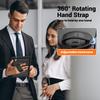 For iPad mini (2024)/(2021) Case Kickstand PC TPE Tablet Cover with Hand Strap