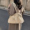 Elegant PU Tote Bag for Women – Fashionable Drawstring Bottom Design with Adjustable Shoulder Strap, Perfect for Work & Daily Use