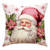 45 * 45cm New Elk Christmas Pillow Cover Linen Printed Sofa Cushion Cover