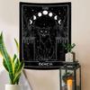 Tarot Snake Sun Moon Tapestry, Boho Celestial Flower Wall Hanging, Aesthetic Bedroom Dorm Decor