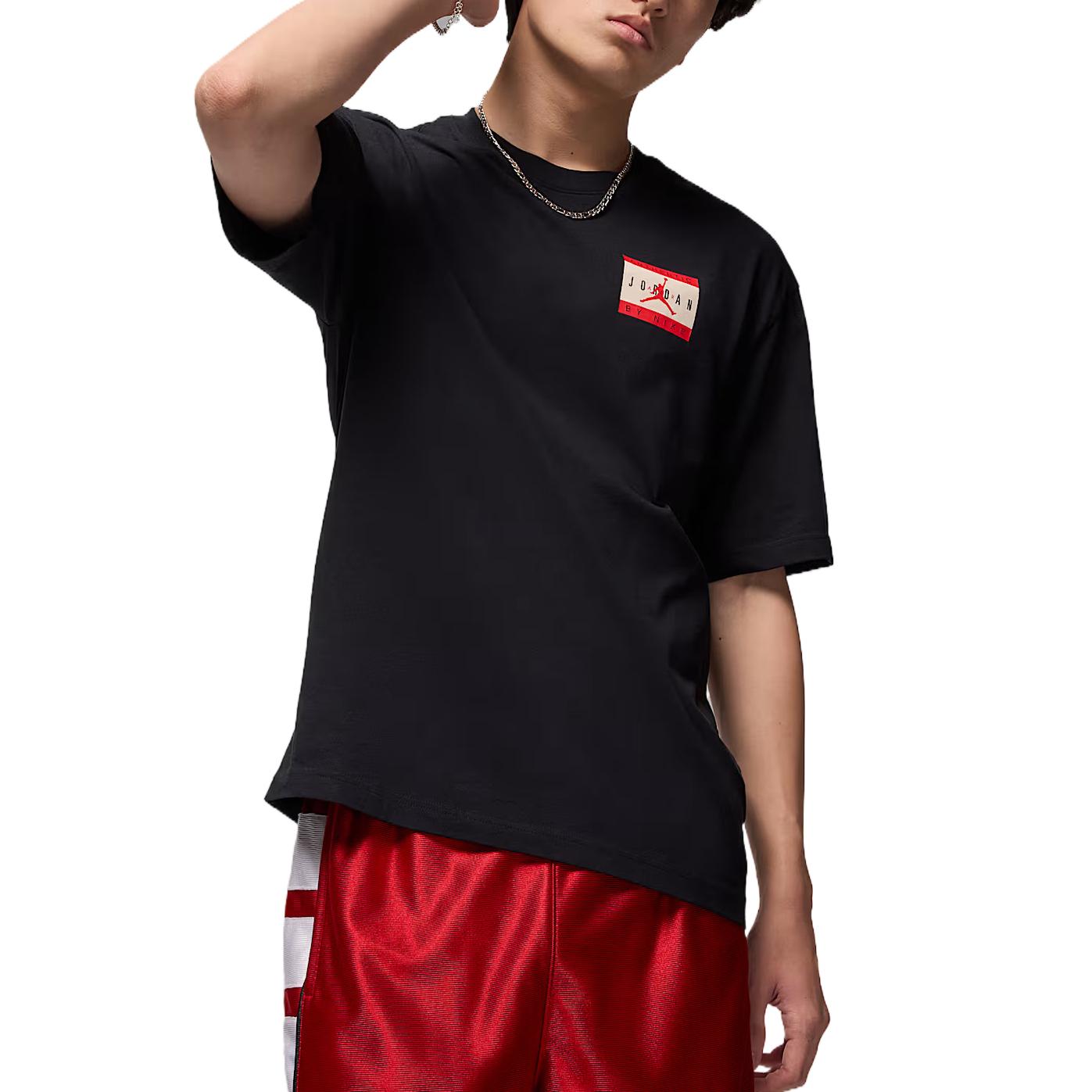 Jordan Casual Fashion Simple Versatile Short Sleeve T-Shirt Men tops IF5619-010 XS