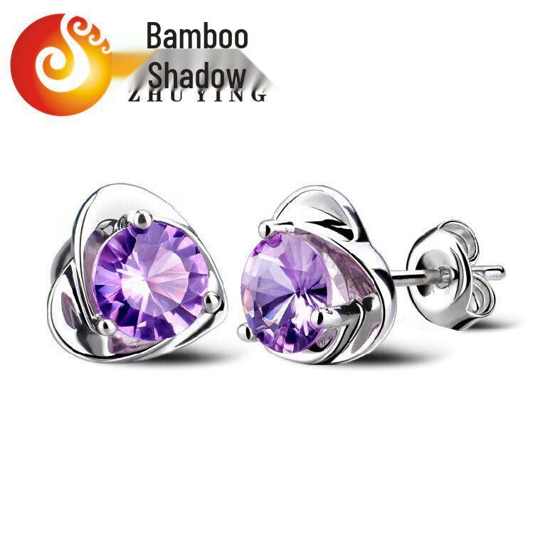 Lively Heart 925 Sterling Silver Korean Retro Fashion Earrings
