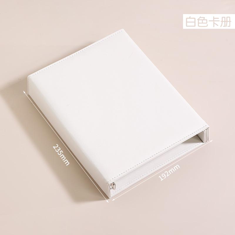 Ordner A5 Kpop Fotokarten Sammelbuch Magnetverschluss Großer Kartenhalter Macaron PU Idol Foto Karten Sammlung
