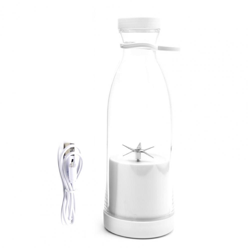 Electric juice cup rechargeable smoothie maker suitable for blending fruits and vegetables comes with a travel cup with 6 blades