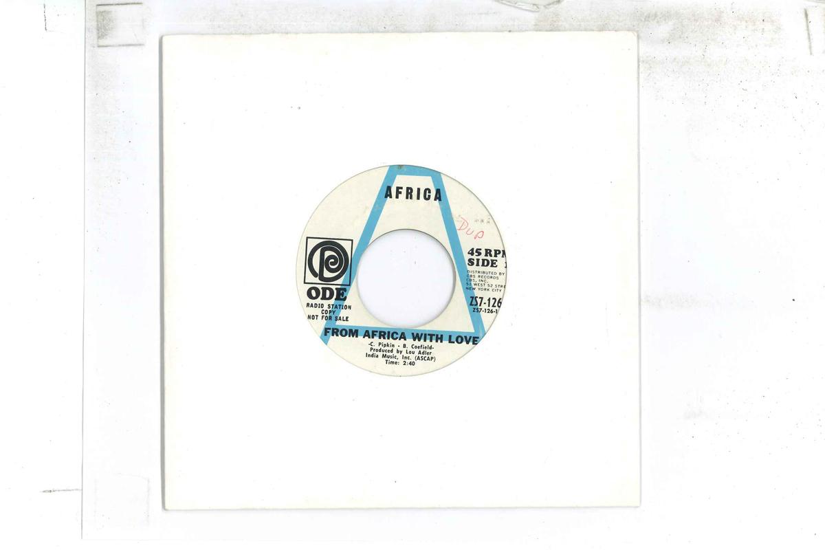 

7inch Record AFRICA - From Africa With Love ZS7126 ODE 1969 US Soul/Funk Used