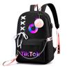 Batoh Tik Tok Denní přenosný batoh pro dospívající dívky Neformální batoh Školní cestovní tašky