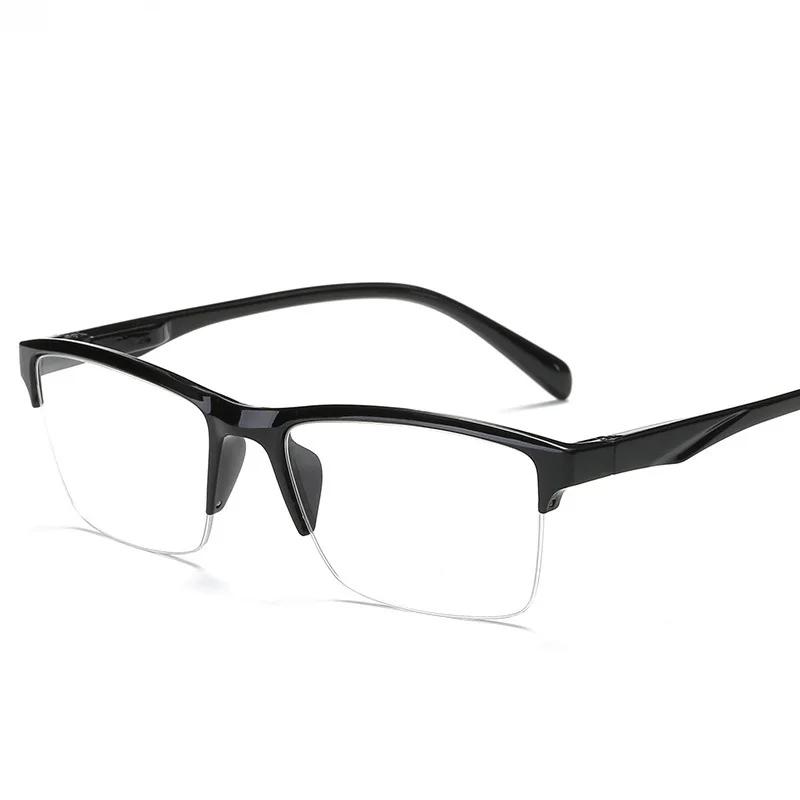 Ultralight Square Half Frame Reading Glasses Presbyopic Men Women +0.25 To 3.25 Lightweight Comfortable