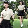 Women's 2026 Spring/Summer Golf Apparel: Breathable Short Sleeve Polo & Tennis T-Shirt Set