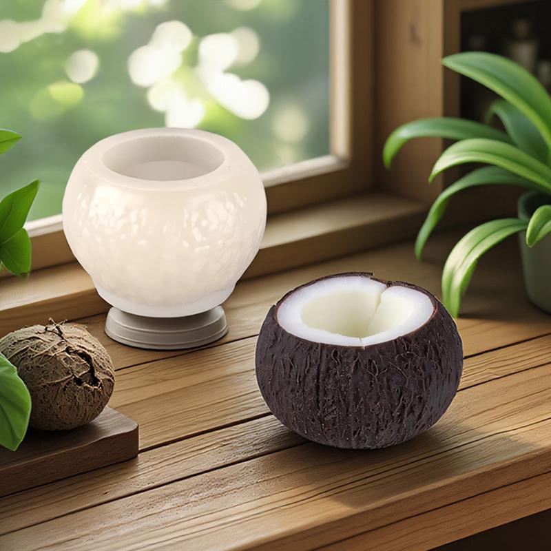 

3D Симуляция Кокос Силиконовая Форма DIY Муссовый Торт Десерт Шоколад Форма для Выпечки Ароматерапевтическая Свеча Гипсовая Форма Форма для Мыла 1pc