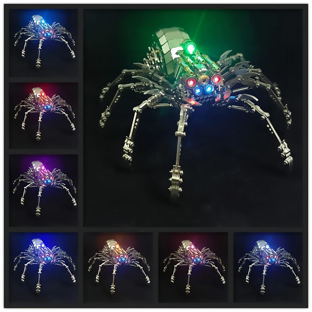 Spider 3D Metal Puzzle Assembly Model, Mechanical Assembly DIY Handmade Jewelry, Birthday Holiday Gift