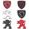 1pcs metal 67mm 83mm Car Front logo Rear Bumper tail door trunk sticker car rear Emblem sticker styling Accessories For Peugeot