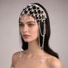 Hair Jewelry Tassel Pendant Forehead Chain Handmade Pearls Chain Headbands  Banquet Event