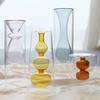 Household Transparent Table Decoration Flower Bottle Glass Vase Flower Vases Aromatherapy Bottle