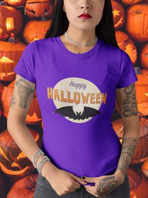 Organic Cotton Women's T-Shirt Halloween Horror Carnival Batman Costume