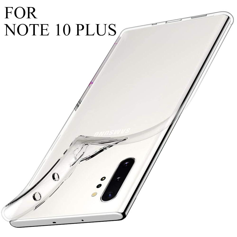 Ultra Thin Clear Silicone Case For Samsung Galaxy S23 S22 S21 S20 Ultra Plus FE Cover for Samsung Note 10 Plus 20 Ultra Funda