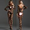 Sexy Mesh Bodystocking Lingerie Bodysuit Underwear Women Fishnet Open Crotchless Catsuit Mesh Tights Erotic Babydoll Teddies