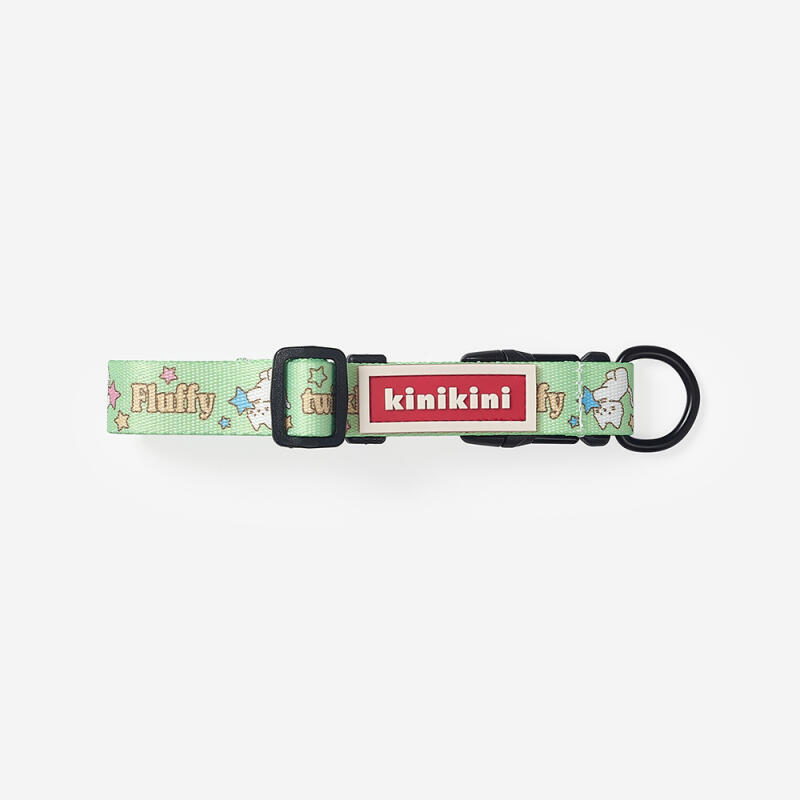 [KINIKIN] TWINKLE CHICHI COLLAR-GREEN (Leash) S