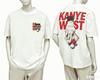 Kanye West For Fan Gift Tshirt Unisex Unisex Harajuku Oversized Unisex Short Sleeve Streetwear High Quality Couples Comfortable Tee