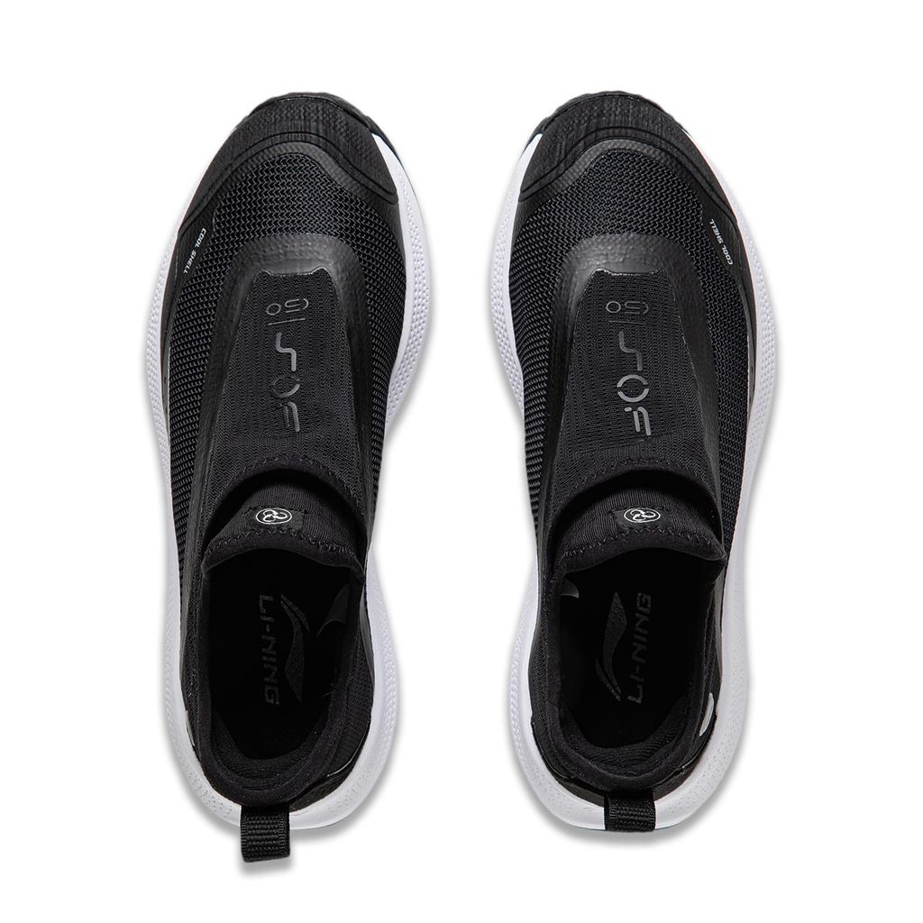 New LiNing Soft Go Anti Slip Wear Resistant Breathable Lightweight Low Top Casual Shoes Women's Black AGLU106-1