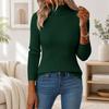 Women's Turtleneck Pullover Sweater Slim Fit Knitted Base Layer Top