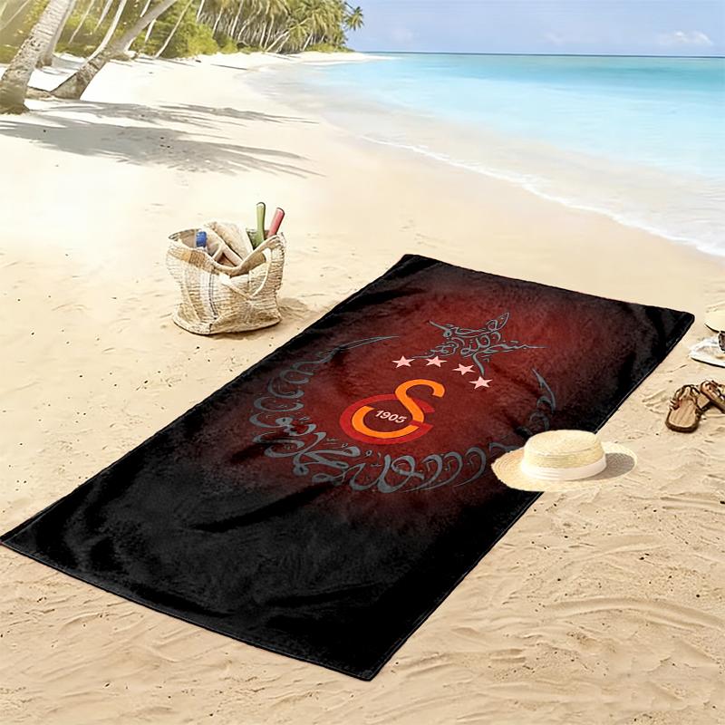 1pc Galatasaray SK Beach Towel Ideal Birthday Gift For Family, A Vibrant Beach Towel Suitable for Outdoor Activities