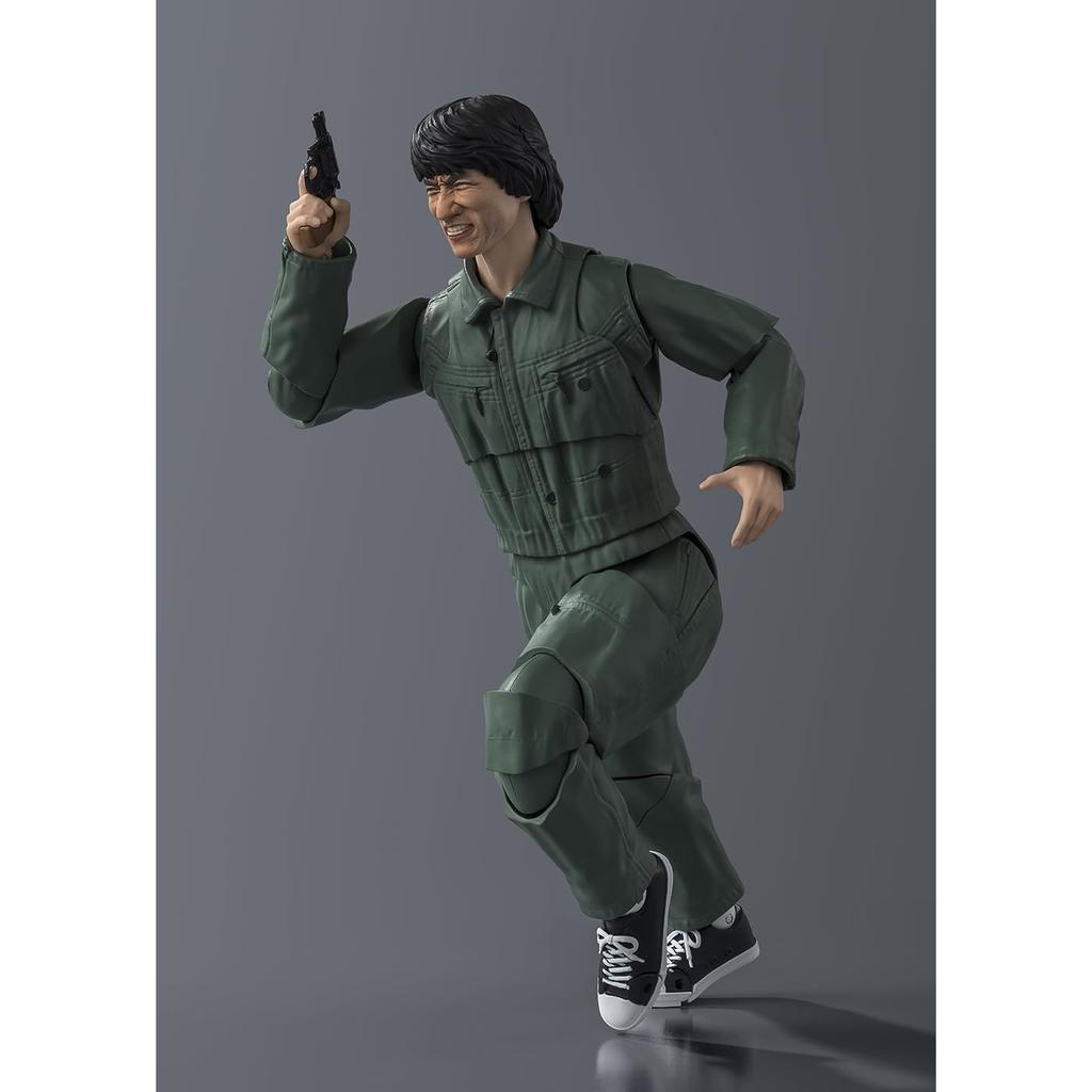 TAMASHII NATIONS S.H. Figuarts Chan Ka-Kui Figure (Police Story) 150mm PVC & ABS Action Figure - Painted and Articulated