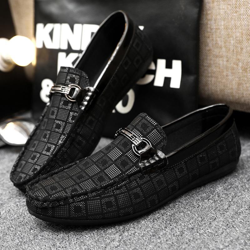 European Station Men's Shoes Spring New Doudou Shoes Men's Low-top Foot Cover Breathable Lazy Shoes One Foot Loafers