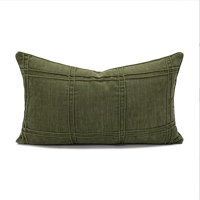 

Современный минималистский роскошный зеленый домашний диван подушка подушка B&B модель комната мягкая наволочка 450*450mm