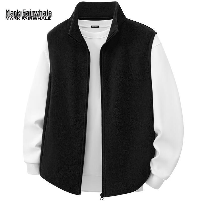 Мужской двусторонний флисовый жилет Mark Fairwhale 2XL чёрный
