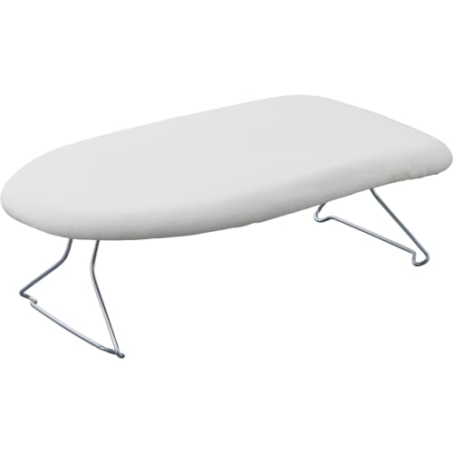 Yamazaki Steel Mesh Ironing Board, White, Approx. W60 x D36 x H19cm, Standard Line, Steam Mesh Construction, Crisp Finish, Ironing Board, 2137