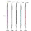 5Pc Nails Art Dotting Pen Acrylic Drawing Liner Supplies Brush Rhinestone Gems Picker UV Gel Painting Manicure Accessoires Tools