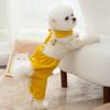 Dog Four-legged Clothes, Warm In Autumn and Winter, Thickened Three-dimensional Small Flowers Can Be Towed, Cotton-padded Clothes, Pet Dog Clothes,