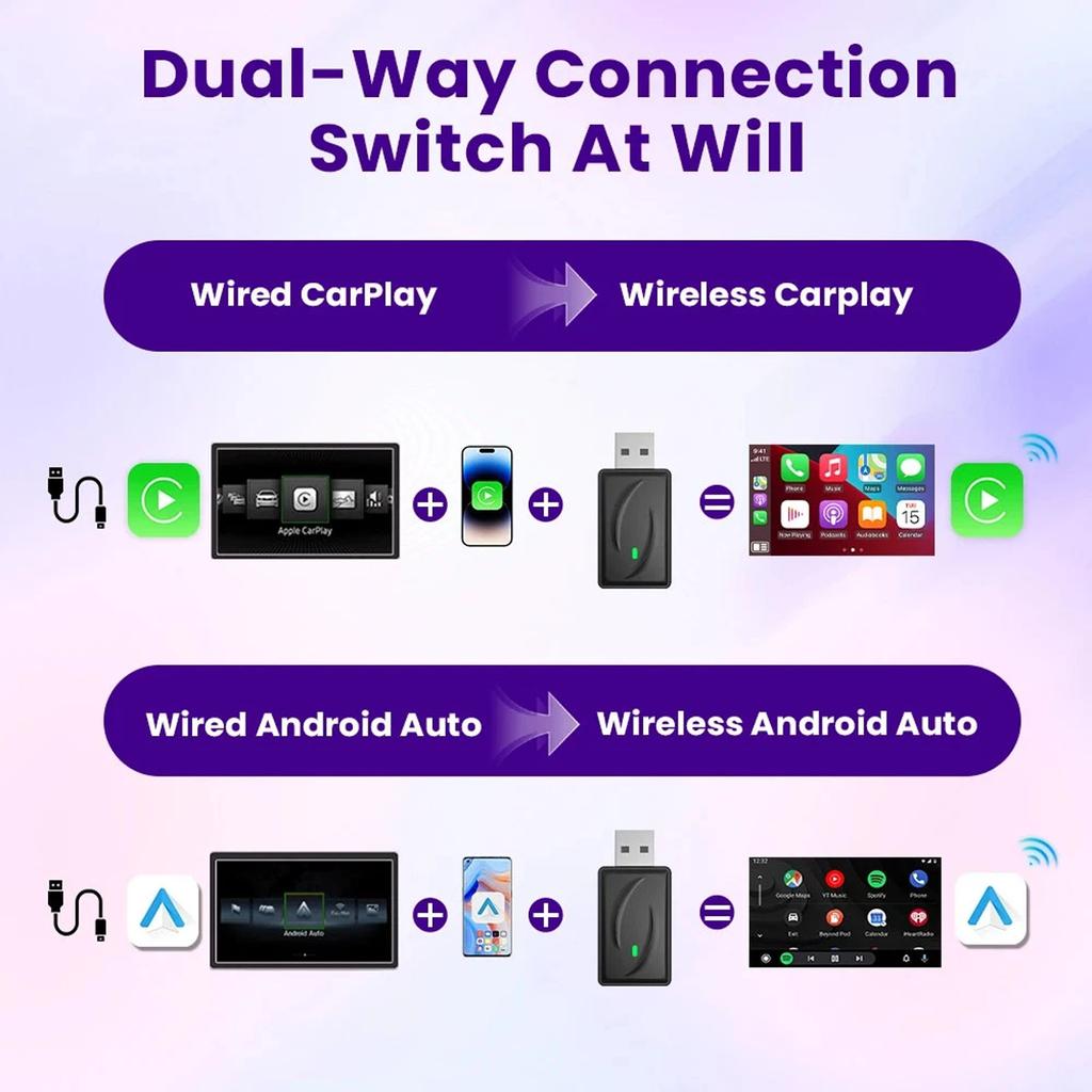 Wireless Car Play Adapter Android Auto Smart Adapter