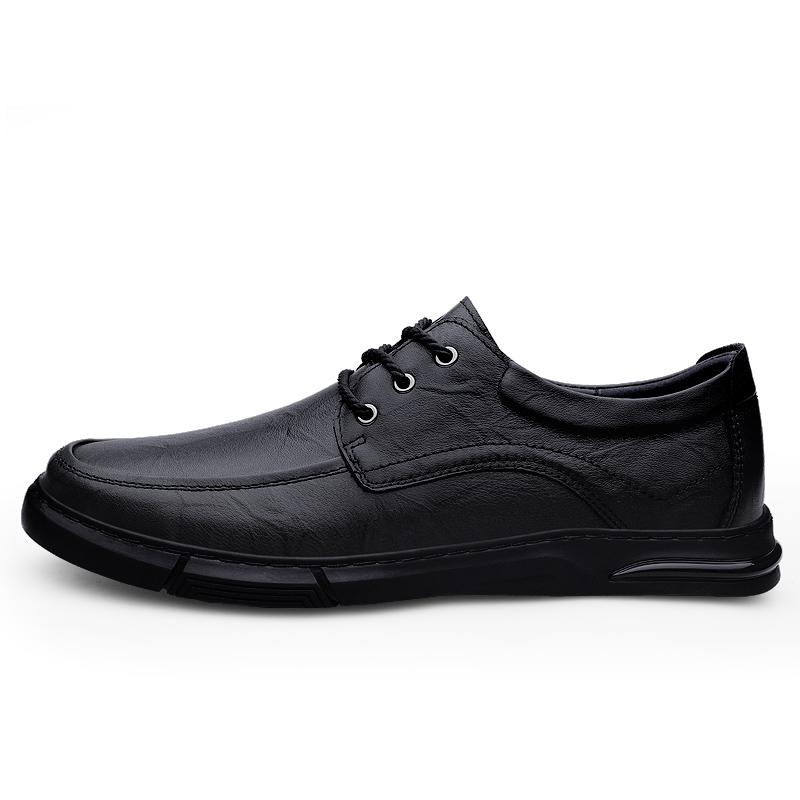 Herrenschuhe Business Büroschuhe Schwarz Schnürschuhe Herren Formelle Schuhe Handgefertigter Schuh Bequemer Herren Lederschuh