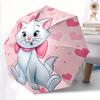 1pc Adorable Marie Cartoon Umbrella, Portable 3-Fold Compact Umbrella, Suitable for Camping, Hiking and Travel, Ideal Easter Birthday Gift f