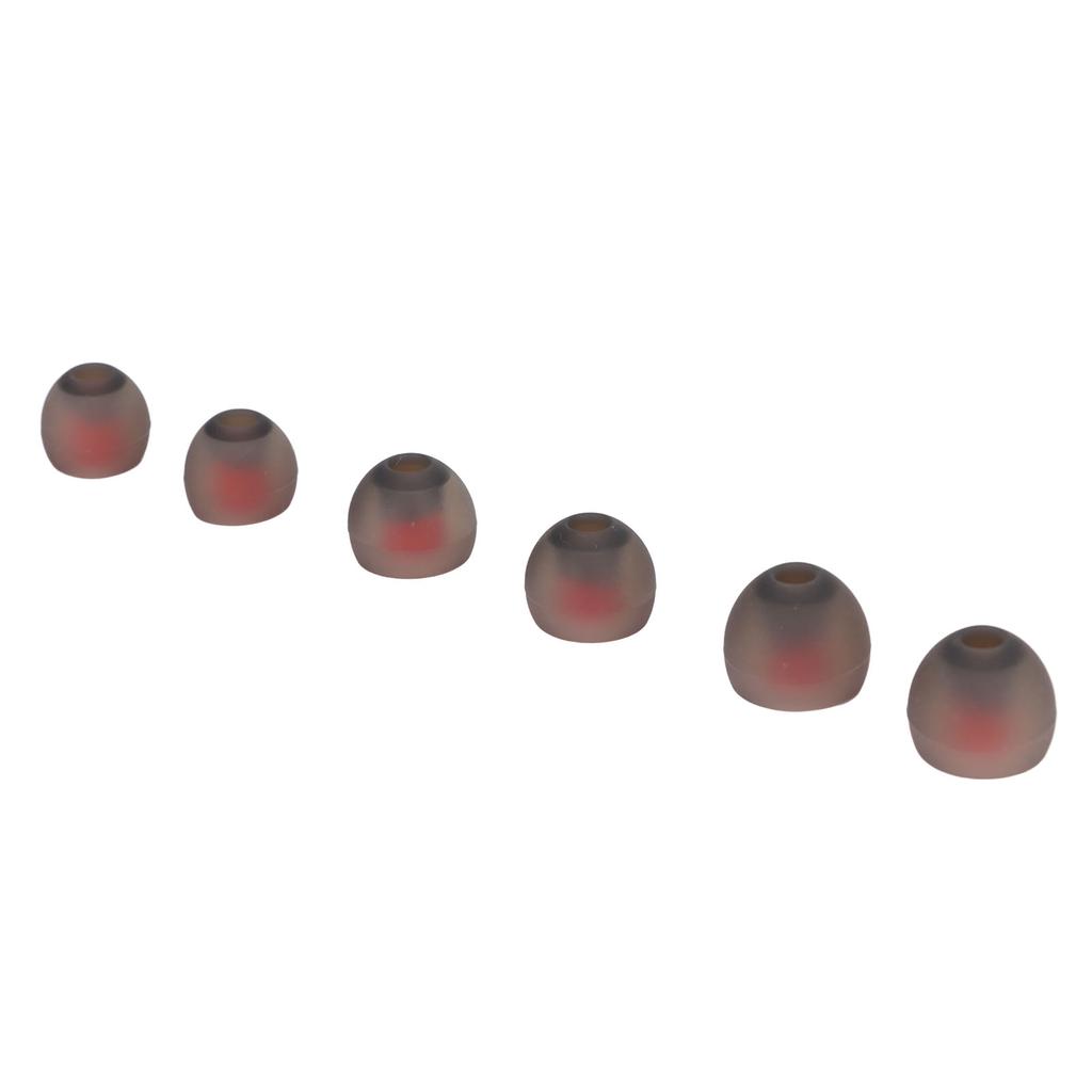 6Pcs Earbud Tips Replacement Ergonomic Noise Reduction Earbuds for 3.8‑5.8mm Earbuds