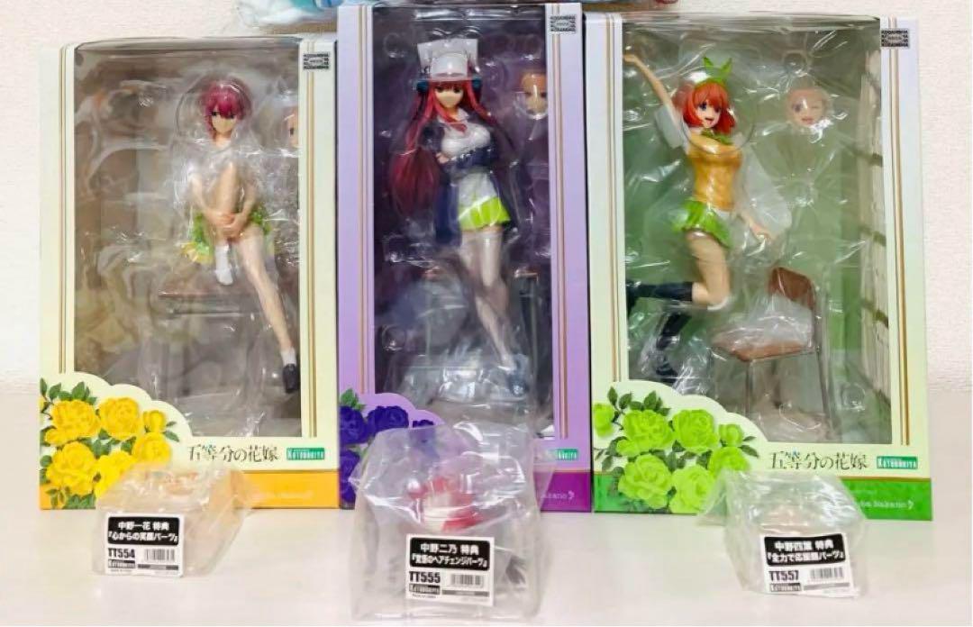 

[Б/У] Квинтэссенциальные квинтюплеты Накано Ичика, Нино, Ёцуба Фигурки Котобукия