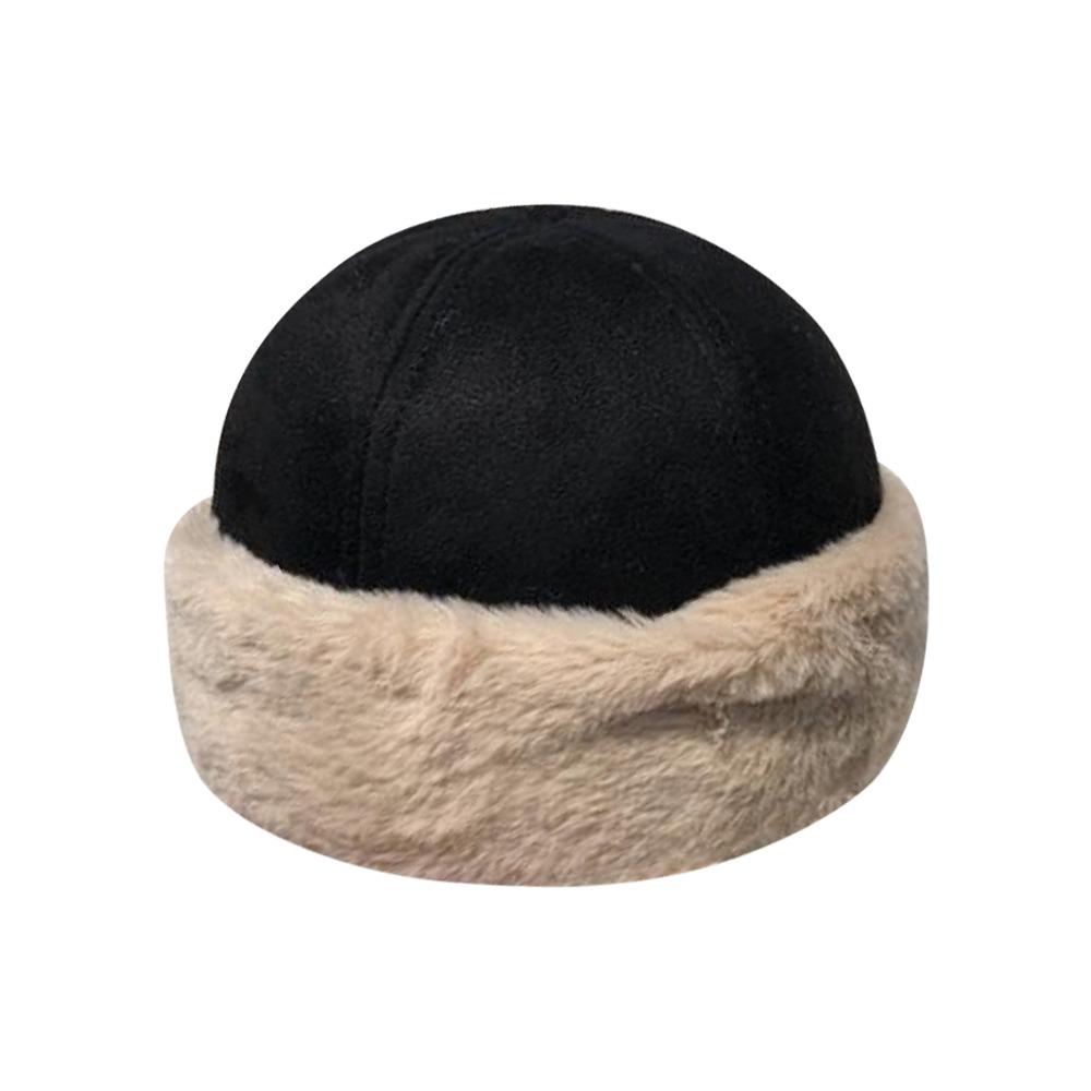 Versatile Winter Landlord Hats Retro Lamb Wool Hat Fahsion Melon Hat  Winter