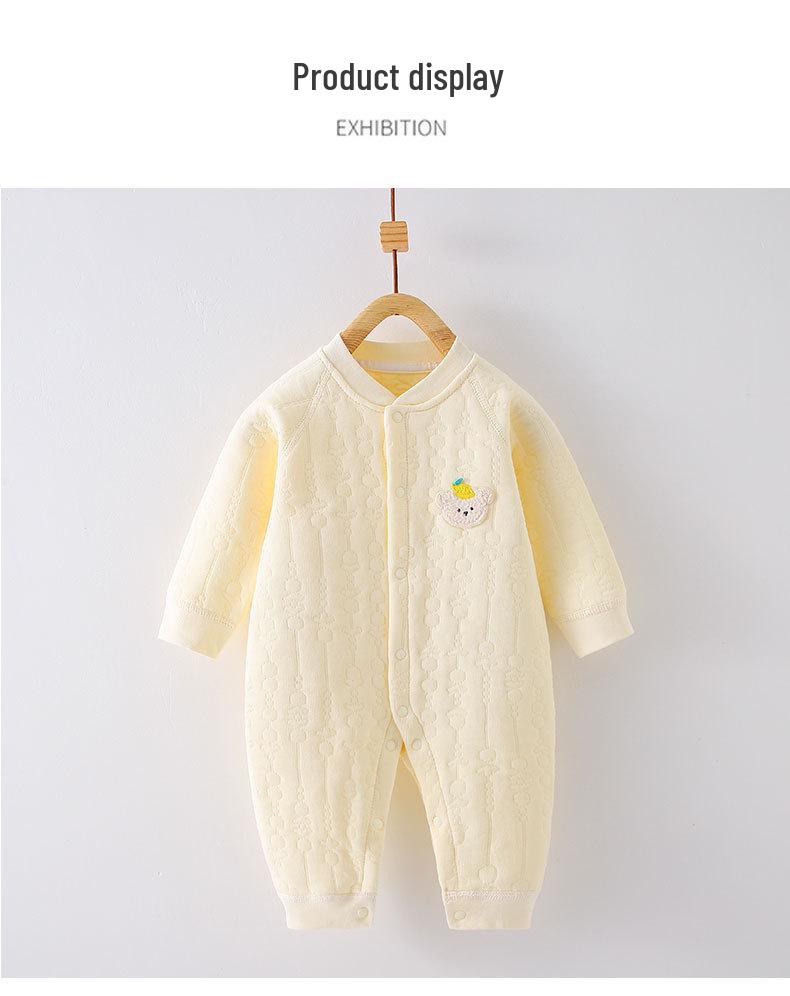 Spring & Autumn Warm Air Cotton Baby Jumpsuit