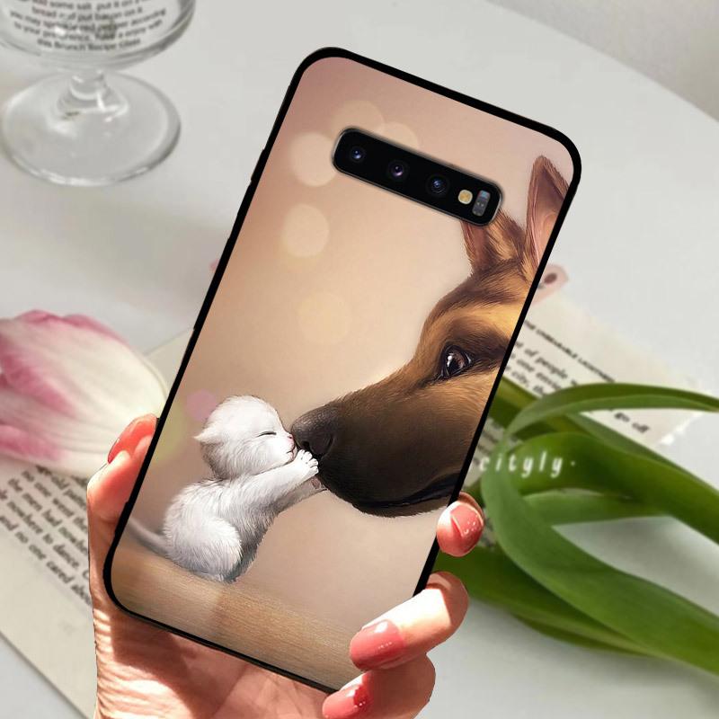 Case For Samsung S10 S10+ S10E Silicone Etui Fashion Painted Soft TPU Coque For Samsung Galaxy S10 S 10 Plus S10E Phone Cover