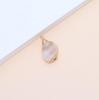 Electroplated Natural Shell Conch Scallop Pendant for DIY Necklace & Bracelet Jewelry