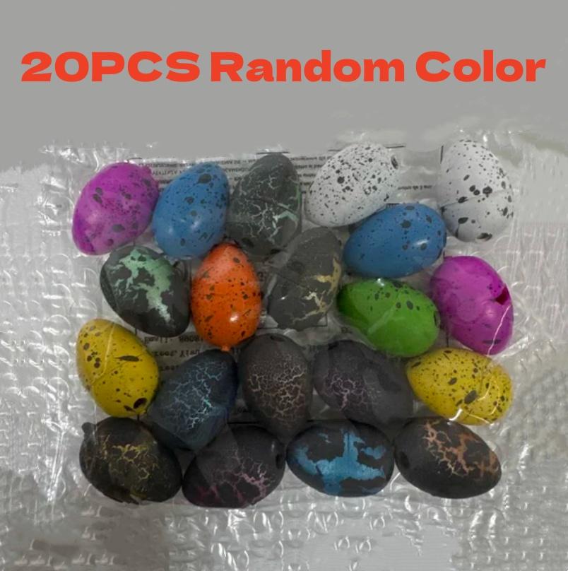 10/20Pcs Water Raised Eggs Soaked In Water To Hatch Dinosaur Eggs Animal Model Education Children'S Water Swelling Toys