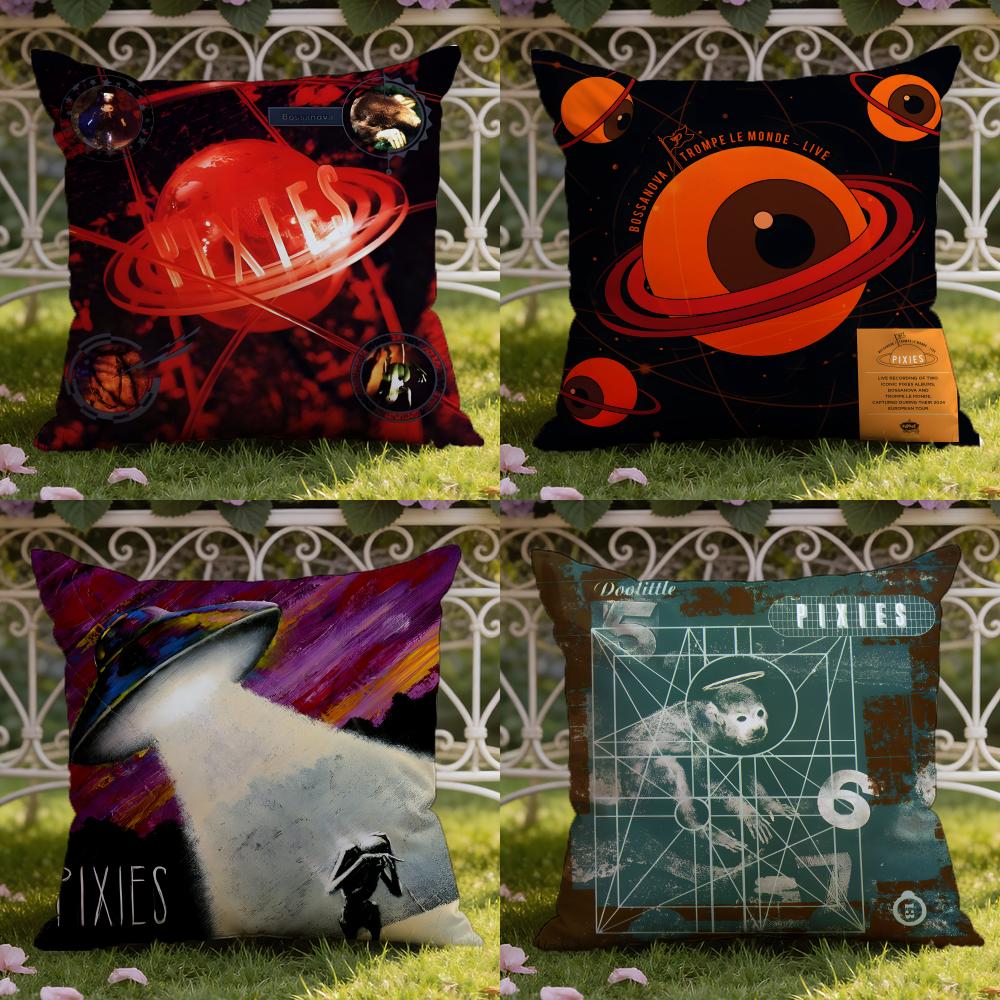 Band P-Pixies Cushion Cover Home & Car Dual-Scene Pillow Cover: Reversible for Premium Comfort