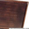 Hergestellt in traditionellem japanischem Holz 100cm grob geschnitzt Tochigi Lack J-kitchens Platzset, Tablett, Japan, Tablett, Ecke,