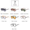 SHAUNA Retro Double Bridges Pilot Sunglasses Women Fashion Clear Ocean Gradient Lens Shades UV400 Men Square Rivets Sun Glasses