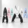 1pcs Mini Pocket Scissors Metal Office Embroidery Thread Threading Craft Cross Stitch Thread Trimmer Multi-Functional Portable