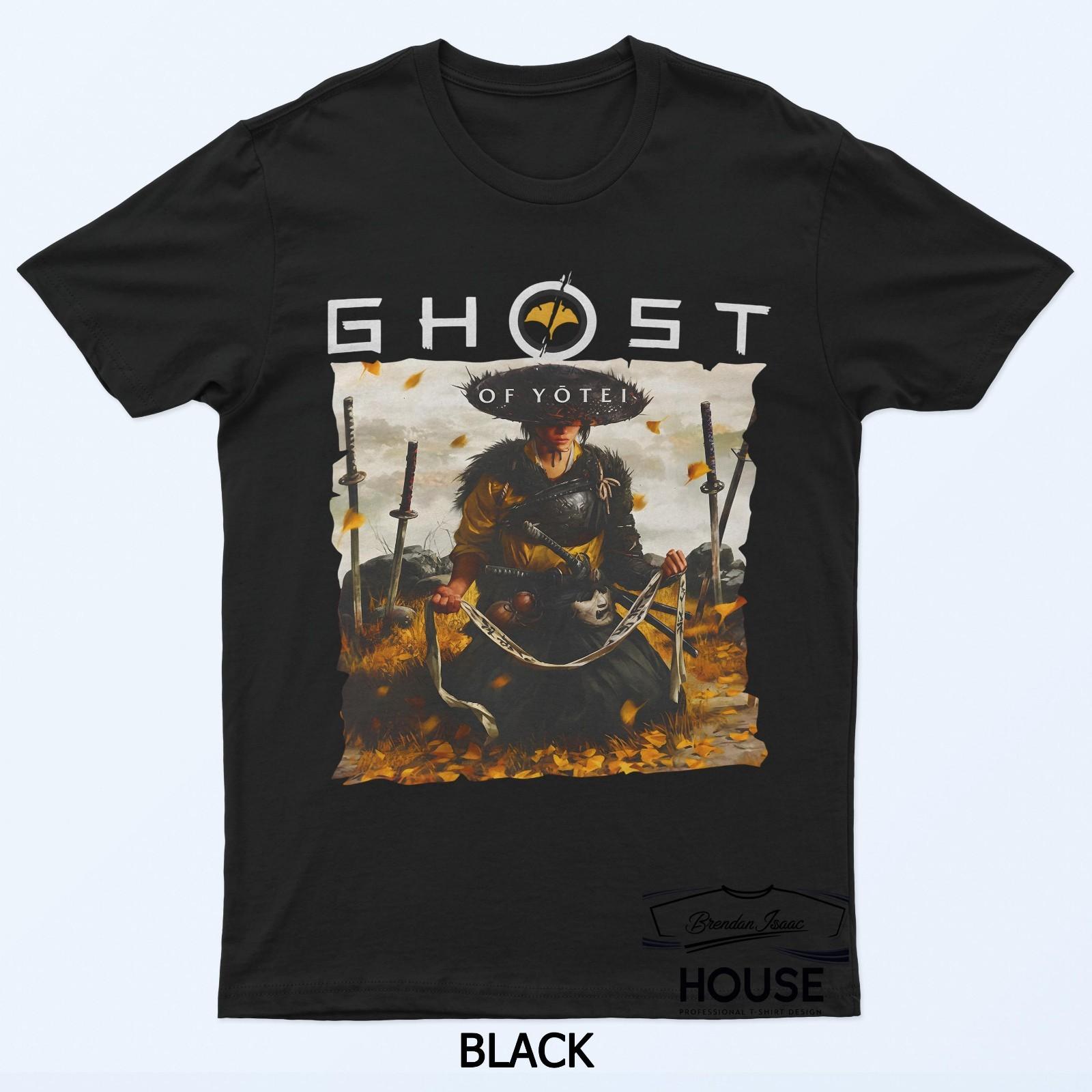 Ghost Of Yotei Atsu Kanji Japan Samurai Japanese PS5 T-Shirt XL