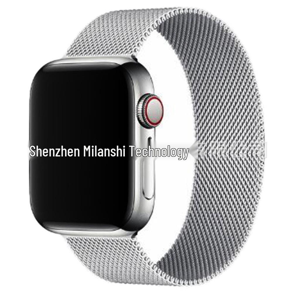

Сумісний металевий ремінець для Apple iWatch 2/3/4/5/6/7/8/9/SE/S9/Ultra2 - міланський дизайн 38/40/41/42mm