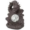 Dragon Backflow Incense Burner Ornament Red Porcelain Creative LED Light Home Decoration